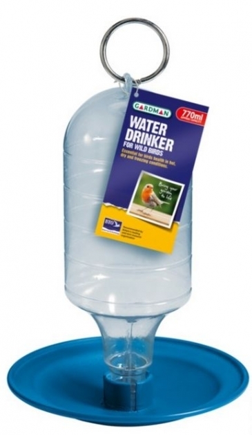 Abreuvoir (bouteille avec Ã©cuelle) matiÃ¨re synthÃ©tique cont. 770 ml.